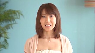 Quickie fucking on the sofa ends with cum regarding frowardness for Chibana Meisa
