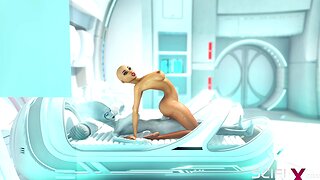 Super from sex nearby the sci-fi lab. Futa from plays in the matter of a young hottie